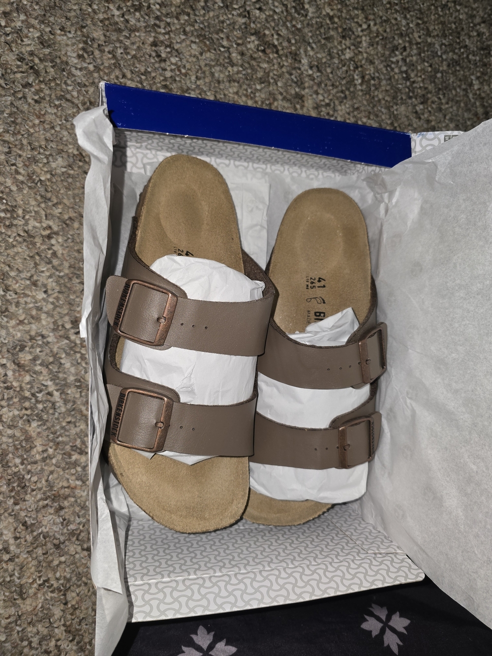 BIRKINSTOCKDouble Buckle Slide Sandals WORN 1 TIME SIZE 10 WOMENS 65.00 OBO